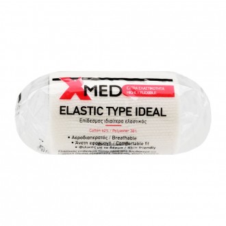 X-Med Ελαστικός και αεροδιαπερατός επίδεσμος, φιλικός προς το δέρμα 6cmx4m