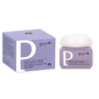 Panthenol Extra Anti-wrinkle face and eye cream product packaging