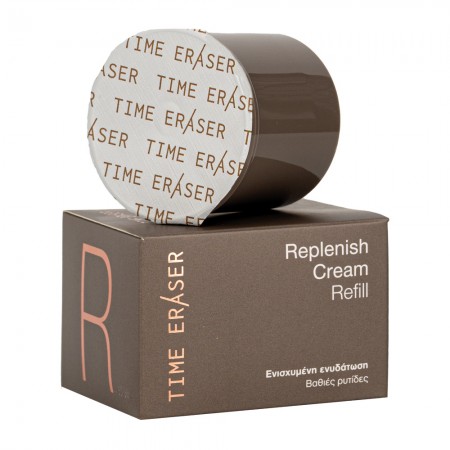 Refill container for the Replenish Cream Product packaging