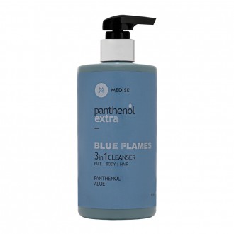 Panthenol Extra Blue Flames 3 in 1 Men's shower gel and shampoo 500ml