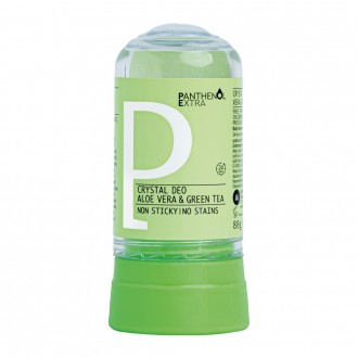Panthenol Extra Aloe Vera & Green Tea Crystal Deodorant Αποσμητικό στικ σώματος 24ωρης δράσης, με άρωμα πράσινου τσαγιού 2