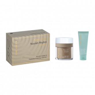 Pulse of Skin - Nourish Rhythm with lightweight balancing cream against first wrinkles and foaming cleansing gel 4 in 1
