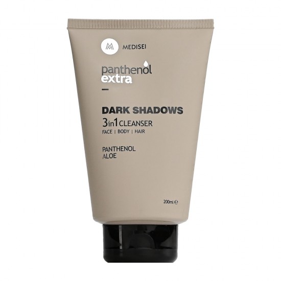 Panthenol Extra Dark Shadows 3 in 1 Ανδρικό αφρόλουτρο και σαμπουάν  200ml