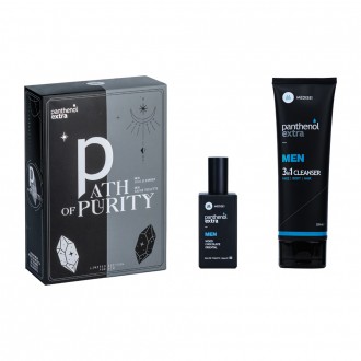 Set Panthenol Extra Path of Purity Limited Edition with 3in1 men's shower gel and shampoo 200ml and men's perfume 50ml