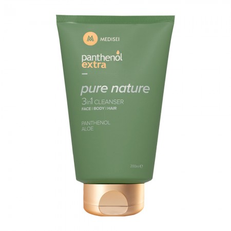 Panthenol Extra Pure Nature 3in 1 γυναικείο αφρόλουτρο και σαμπουάν 200ml