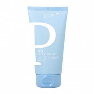 Panthenol Extra Foaming face cleansing gel with mild formulation, free off soap