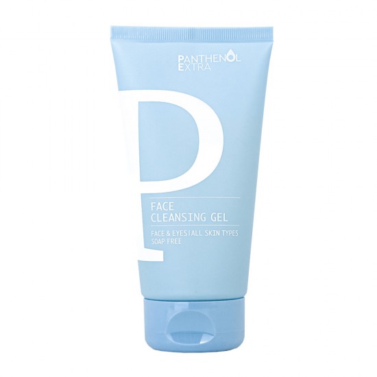 Panthenol Extra Foaming face cleansing gel with mild formulation, free off soap