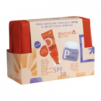 Panthenol Extra Sun Care Face Color SPF30 & Face & Eye Cream  Αντηλιακή προστασία & αντιρυτιδική φροντίδα