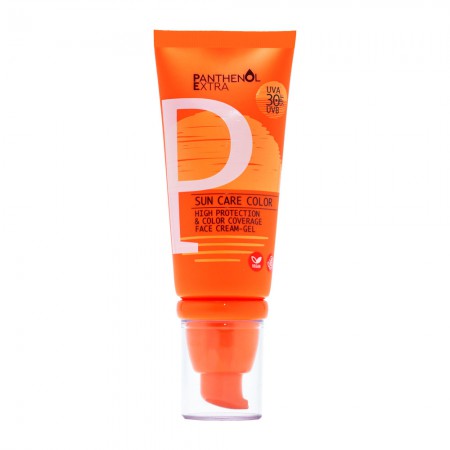 Panthenol Extra Αντηλιακή κρέμα-gel προσώπου με χρώμα SPF30