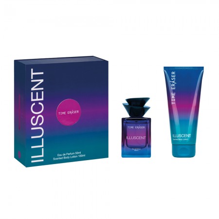 Time Eraser Illuscent Σετ Eau de Parfum & Scented Body Lotion με γαλάκτωμα σώματος και γυναικείο άρωμα