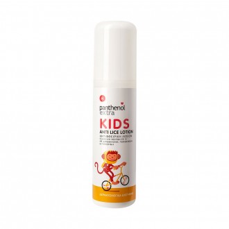 Panthenol Extra Kids Anti Lice Lotion Αντιφθειρική λοσιόν & ειδικό χτενάκι για τον καθαρισμό των μαλλιών 2