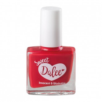 Dalee Washable and non-toxic Kids nail polish in cherry red color Cherry Love 904 2