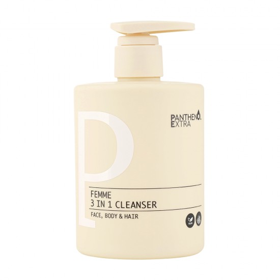 Panthenol Extra Femme 3 in 1 Αφρόλουτρο και σαμπουάν 500ml