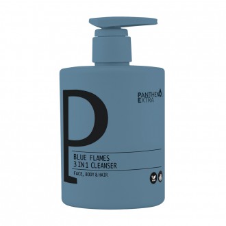 Panthenol Extra Blue Flames 3 in 1 Ανδρικό αφρόλουτρο και σαμπουάν 500ml