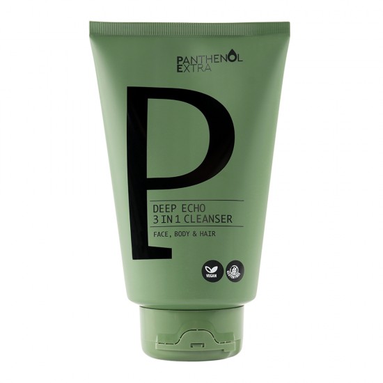 Deep Echo 3 in 1 Cleanser Men's shower gel and shampoo for Face-Body-Hair 200ml