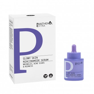Panthenol Extra Glowy Skin Niacinamide Serum Powerful serum with 4% Niacinamide and Hyaluronic Acid