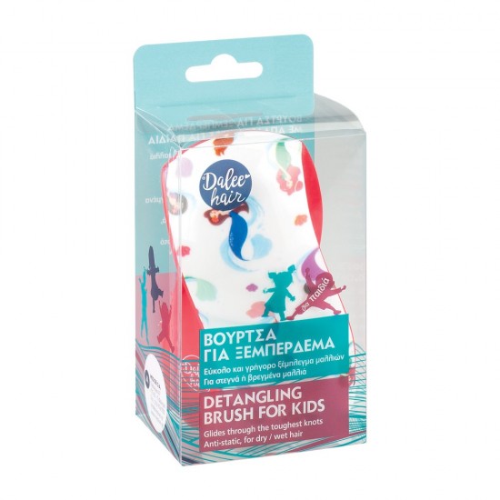 Dalee Kids Detangling Brush In pink color
