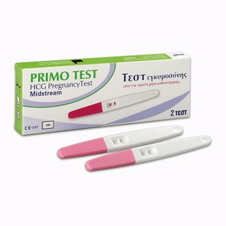 Primo Test Τεστ Εγκυμοσύνης HCG 2τμχ