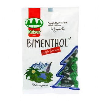 Kaiser Bimenthol Καραμέλες για τον Βήχα Χωρίς ζάχαρη, με Μέντα και Ευκάλυπτο