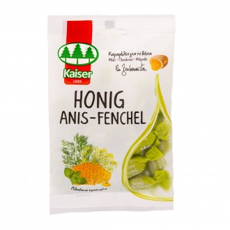 Kaiser Honig Anis & Fenchel Καραμέλες για τον Βήχα Με γέμιση από Μέλι, Γλυκάνισο και Μάραθο