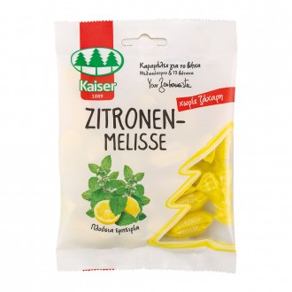 Kaiser Zitronenmelisse Cough Drops Sugar free, with Honeysuckle and 13 selected Herbs