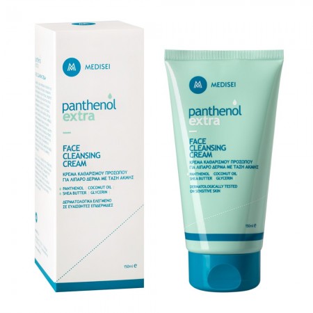 Panthenol Extra Face Cleansing Cream Αφρώδης κρέμα καθαρισμού για λιπαρό δέρμα με τάση ακμής