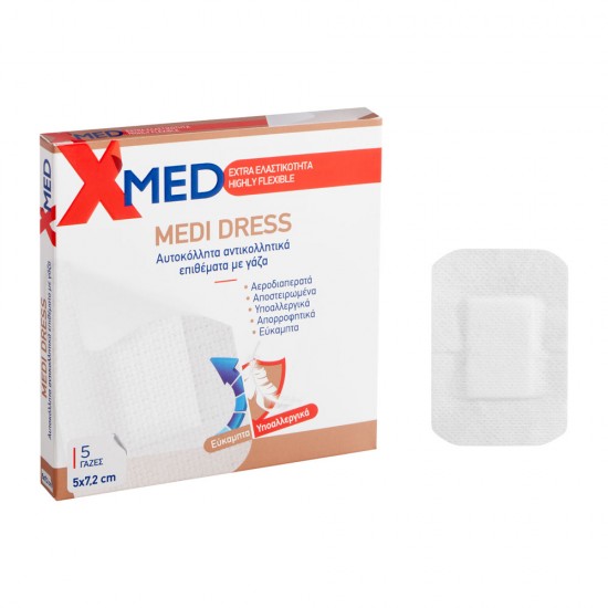 X-Med Medi Dress 5x7.2cm-5τμχ
