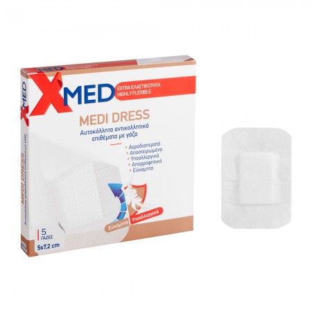 X-Med Medi Dress 5x7.2cm-5pcs